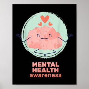Poster Saúde mental Sensibilização Saúde mental S