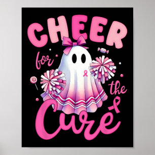 Poster Saúde Para O Cancer Da Mama De Cheerleader Curto