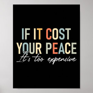 Poster Saúde Se Te Custar A Paz É Muito Caro