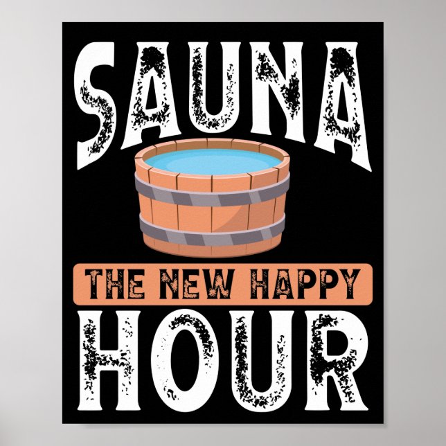 Poster Sauna, a nova hora feliz (Frente)