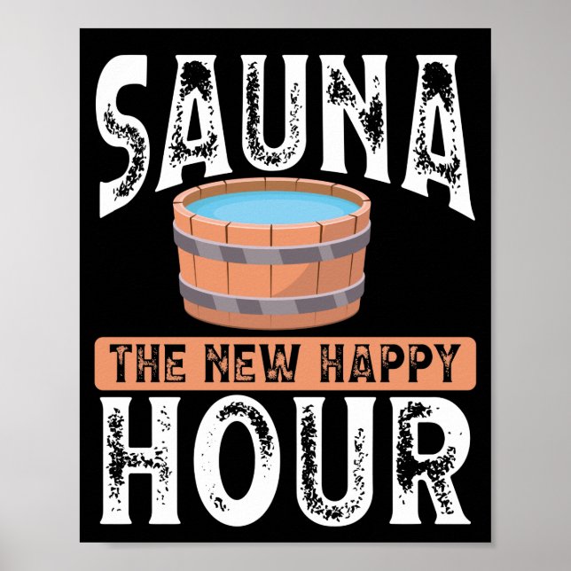 Poster Sauna, a nova hora feliz (Frente)