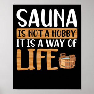 Poster Sauna não é um passatempo