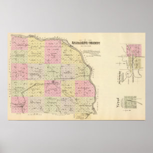 Poster Saunders County, Nebraska