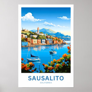 Poster Sausalito California Viagem
