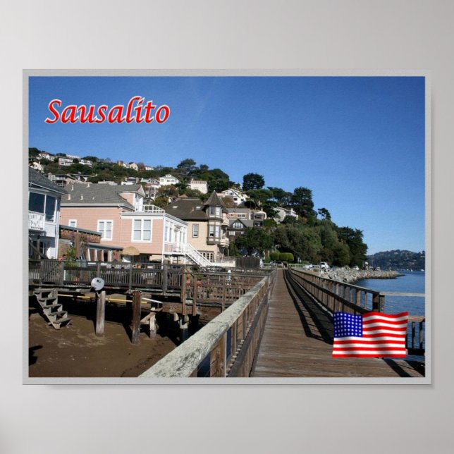 Poster Sausalito - Promenade - Estados Unidos - (Frente)