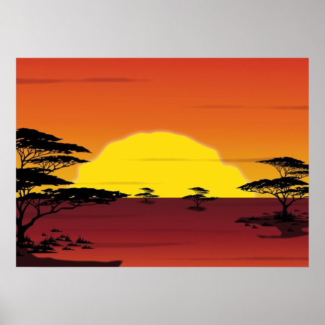Poster Savana (Frente)