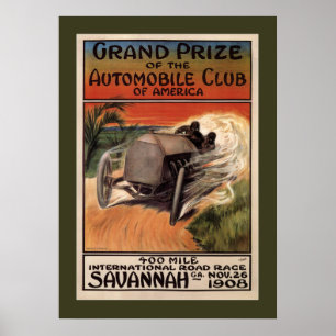 Poster Savana internacional GA 1908 da competição
