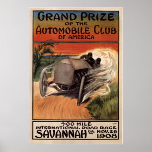 Poster Savana internacional GA 1908 da competição