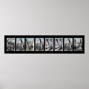 Poster SAVANNAH - Alphabet - Letra name Art
