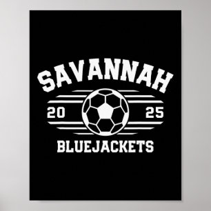 Poster Savannah Bluejackets Futebol Byll 2025 Hs