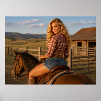 Poster Savannah Cole - Cavalgando