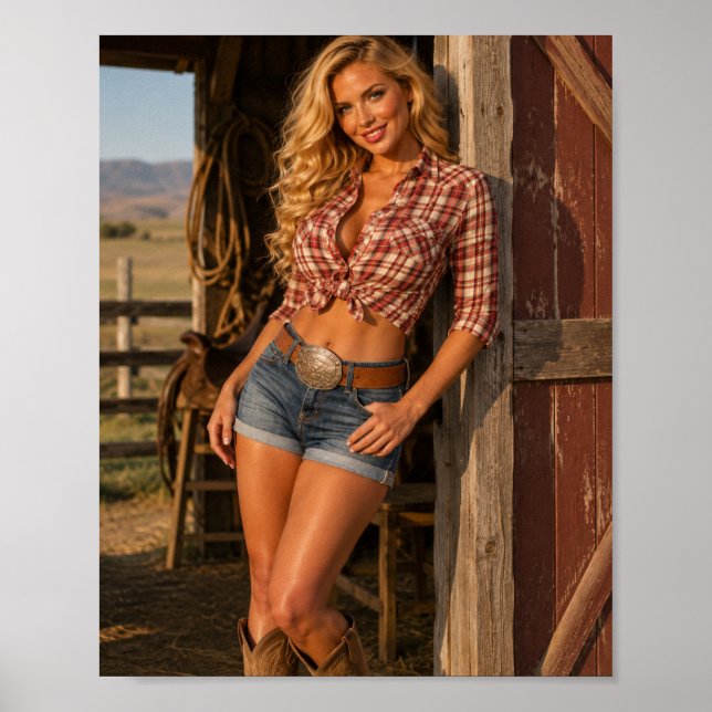 Poster Savannah Cole - No Celeiro (Frente)