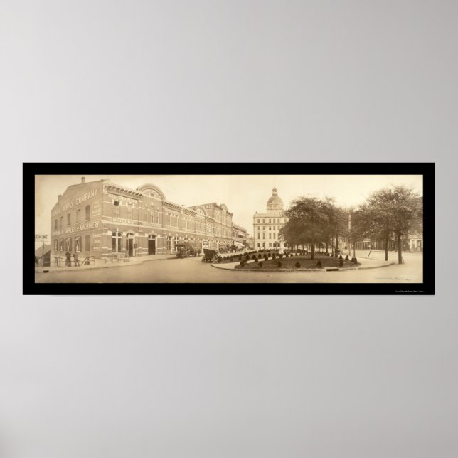 Póster Savannah, Georgia Foto 1909 (Frente)
