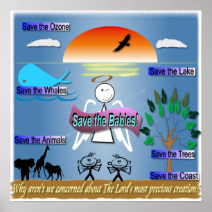 Póster Save the Babies!