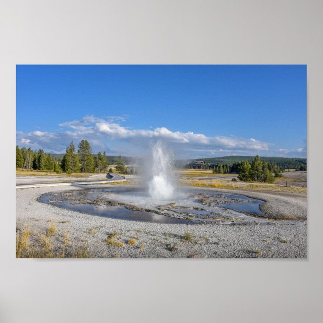Poster Sawmill Geyser, Parque Nacional de Yellowstone (Frente)