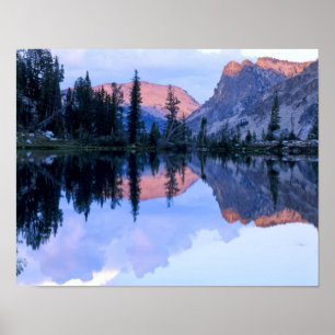 Póster Sawtooth Wilderness, Idaho. EUA. Cúmulus