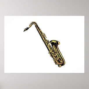 Poster Saxofone