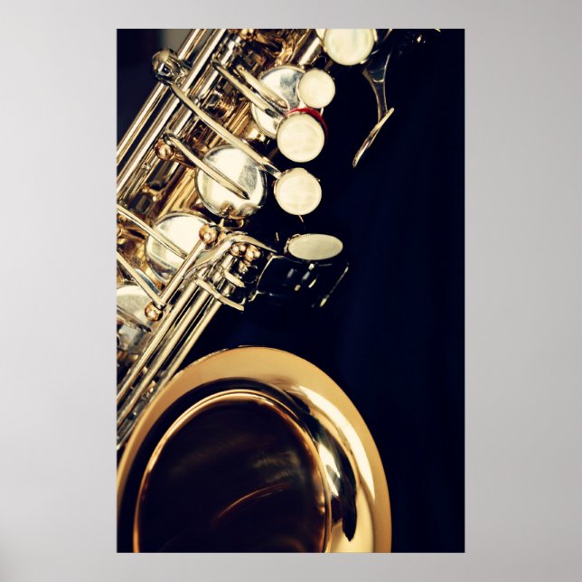 Poster saxofone (Frente)