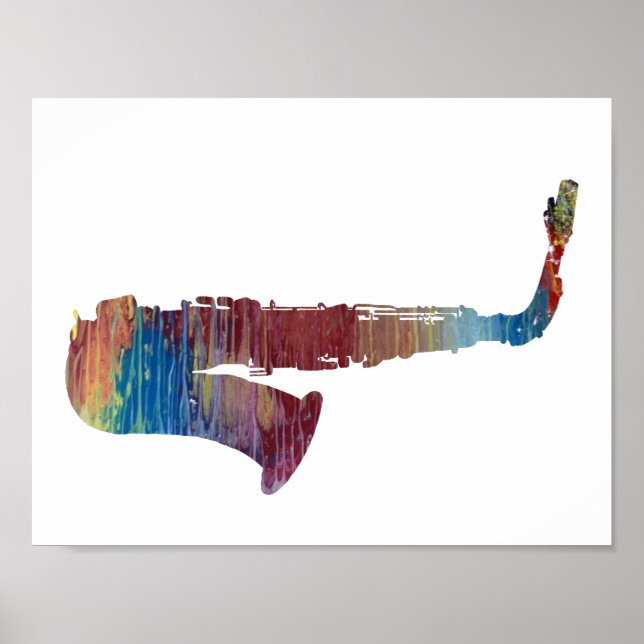 Póster saxofone (Frente)