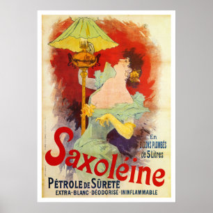 Poster Saxoleine, Jules Chéret