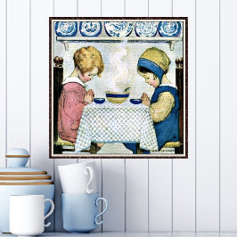 Poster Say Grace by Jessie Willcox Smith