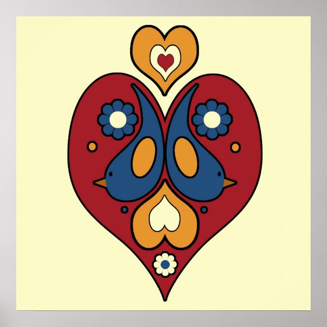 Poster ScandiBirds (Frente)