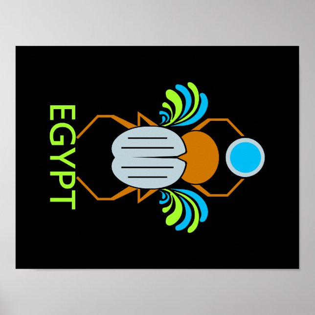 POSTER SCARAB EGYPT (Frente)