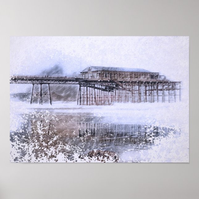 Poster Scarborough: O Pier de North Bay (Frente)