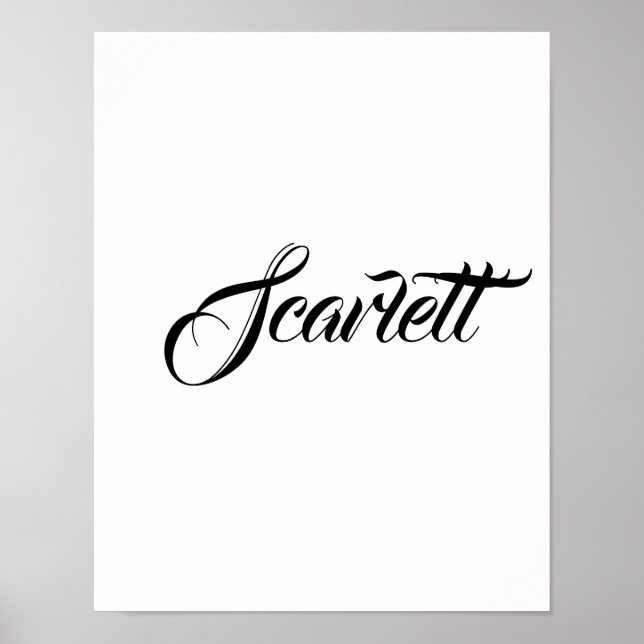 Póster Scarlett (Frente)