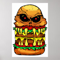 Scary Cheese Burger