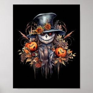 Poster Scary Halloween Ghost