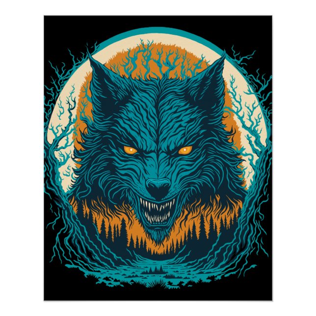 Póster Scary Werewolf (Frente)