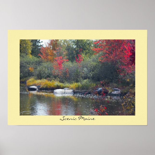 Poster Scenic Maine (Frente)