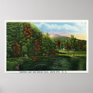 Poster Scenic View of Shadow Lake and Indian Head