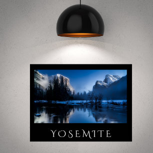 Poster Scenic Yosemite no inverno