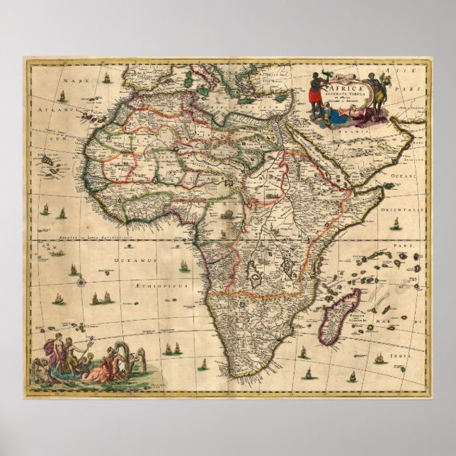 Póster Schagen África (Frente)