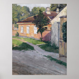 Poster Schiele - Casa Em Hutteldorf