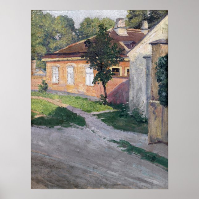 Poster Schiele - Casa Em Hutteldorf (Frente)