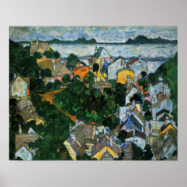 Poster Schiele - Paisagem de Verão