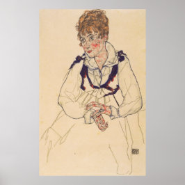 Poster Schiele - Retrato Da Edith 1917