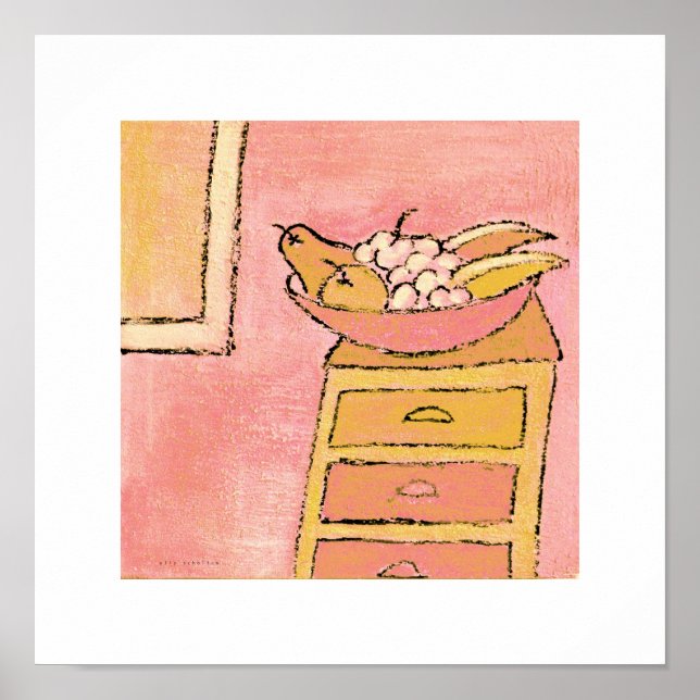 poster schilderij fruitschaal (Frente)