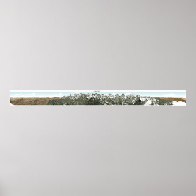 Póster SCHILTHORN Swiss Alps 360° Panorama (Frente)