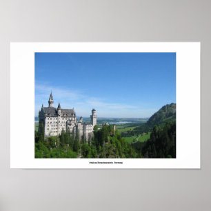 Póster Schloss Neuschwanstein, Alemanha
