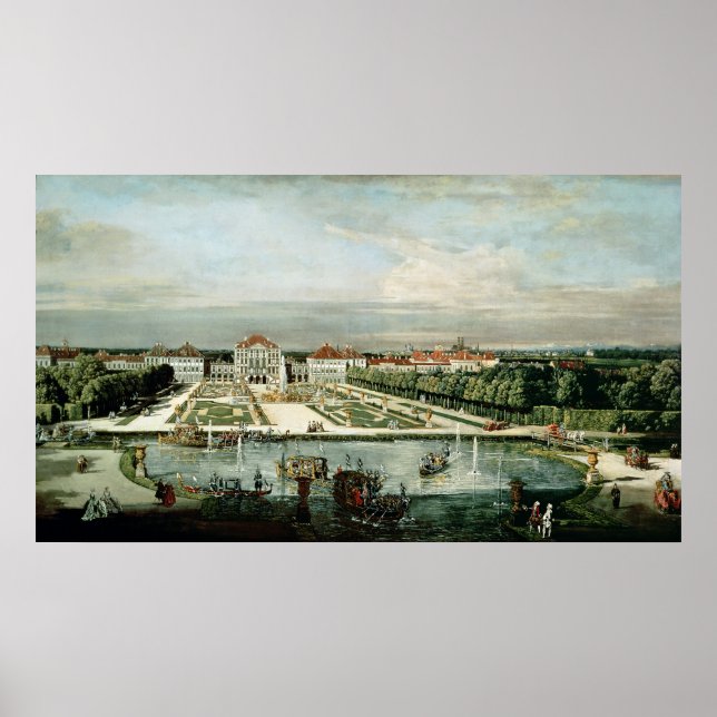 Poster Schloss Ninfhenburg, 1761 (Frente)