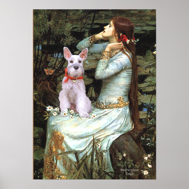 Poster Schnauzer 9 - Ophelia Sentada (Frente)
