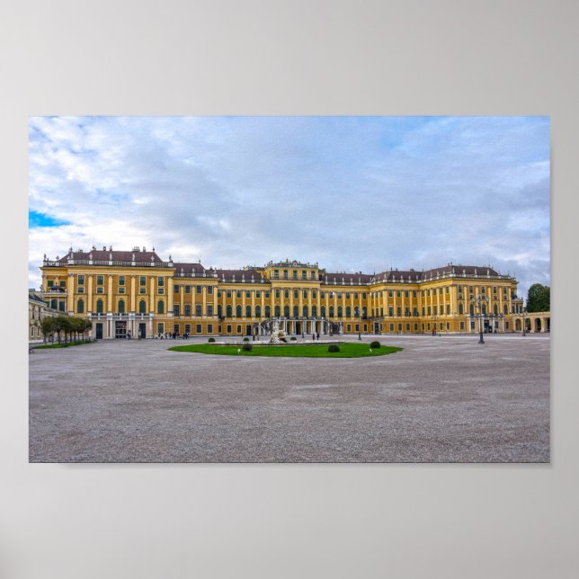 Poster Schönbrunn Palace, Viena, Áustria (Frente)