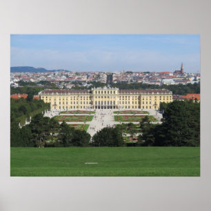 Poster Schönbrunn Viena Áustria