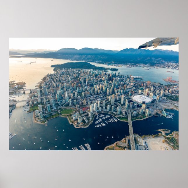 Poster Schöne Luftbilder Vancouver (Frente)