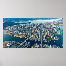 Poster Schöne Luftbilder Vancouver