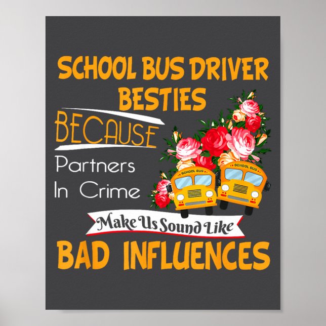 Poster School Bus Driver Ies  (Frente)